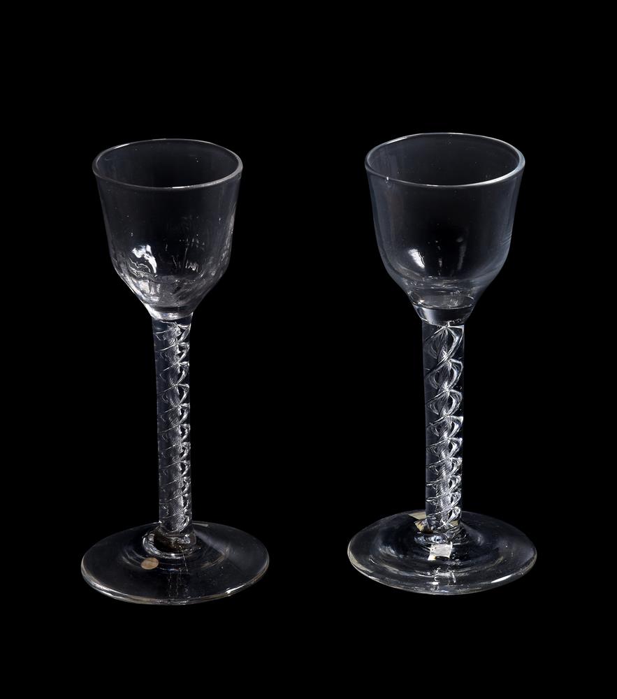 A mercury-twist wine glass