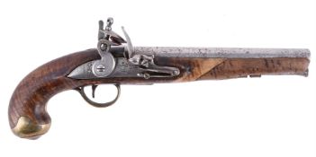 A flintlock horse pistol