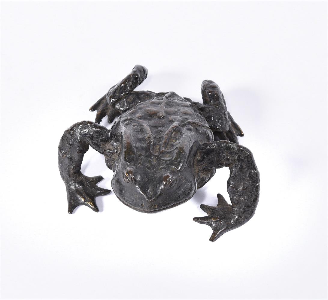 A Japanese Bronze Model of a Crab - Image 4 of 7