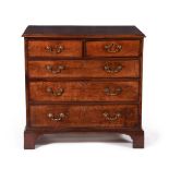 A George III mahogany chest of drawers