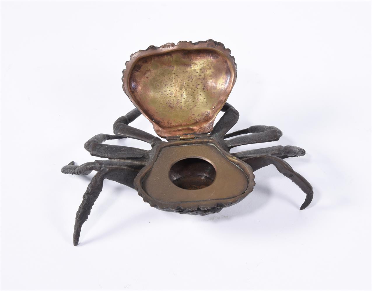 A Japanese Bronze Model of a Crab - Image 5 of 7