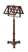 Y A William IV rosewood duet stand