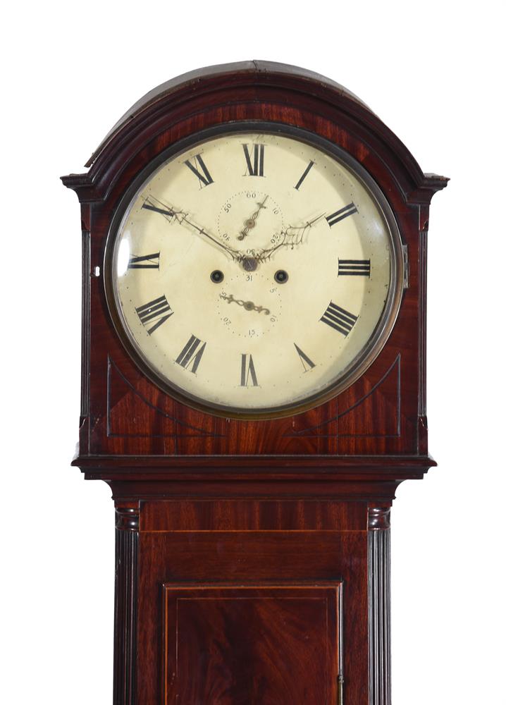 A mahogany and line inlaid longcase clock - Image 2 of 2