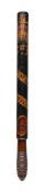 A George IV painted and gilt wood London truncheon