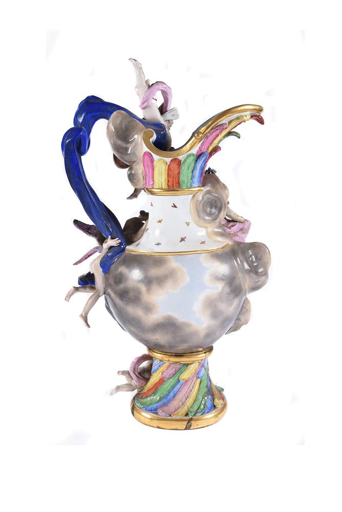 A Meissen ewer emblematic of Air - Image 2 of 2