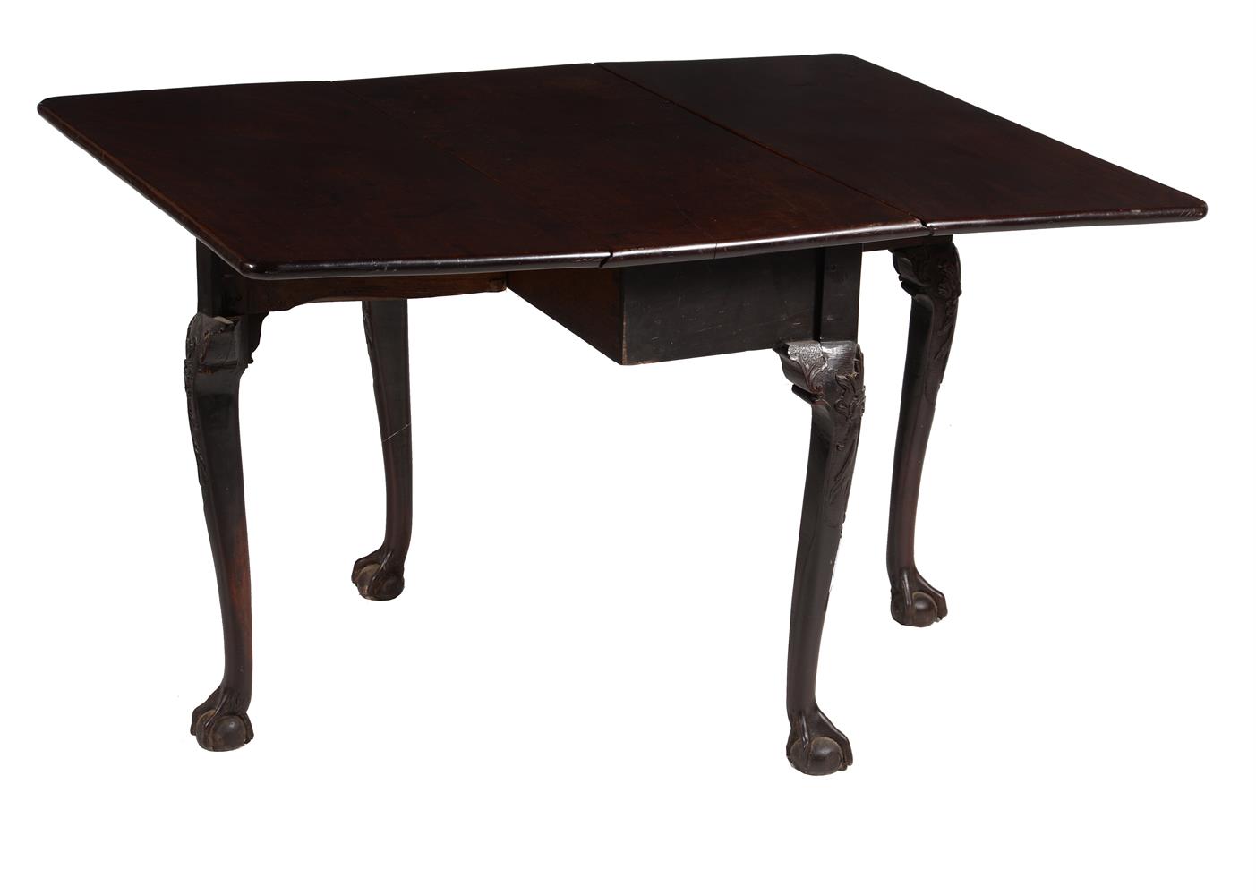 A George II mahogany drop leaf table