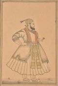 Portrait of a Mughal Ruler in 17th century style