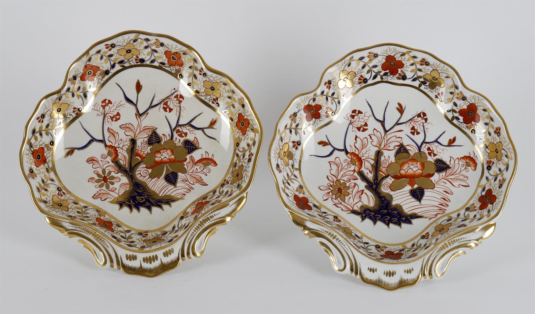 A Derby imari decorated part dessert service - Image 5 of 8