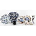 Japanese ceramics including an Arita Porcelain Beaker Vase