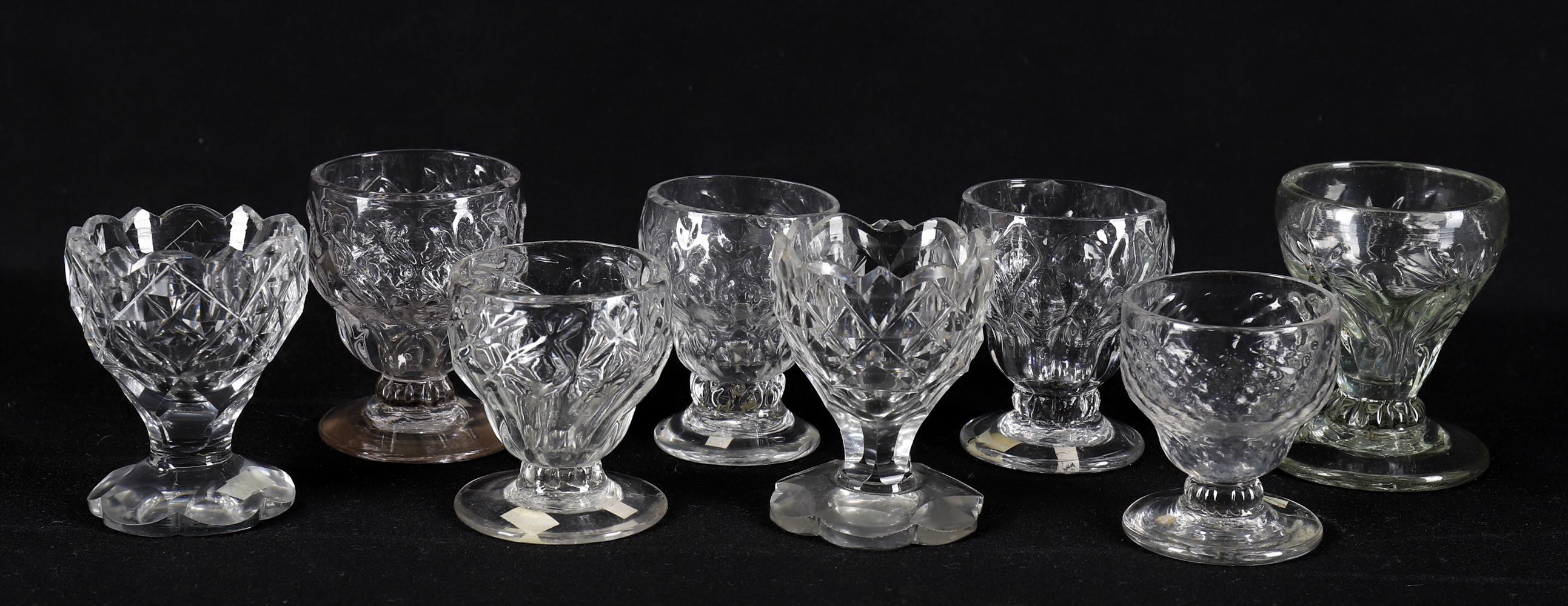 19th century glass to include six bonnet glasses - Image 2 of 3