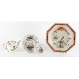 Decorative ceramics including an 18th century Meissen coffee cup and saucer