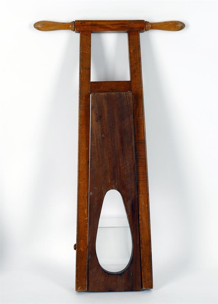 Domestic household ware including a late Victorian mahogany and beech bootjack - Image 4 of 6