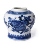 A Chinese blue and white 'Pomegranate' jarlet