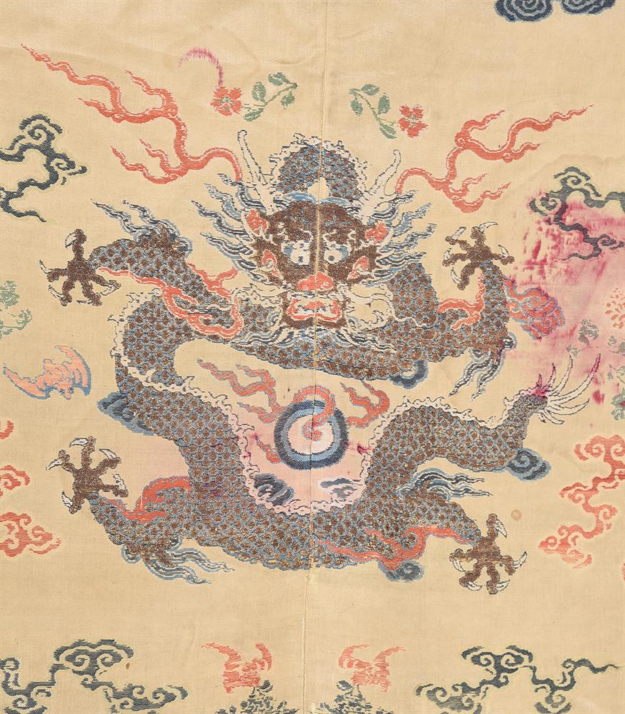 An uncut Chinese brocade dragon robe - Image 4 of 4