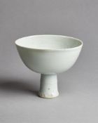 A fine Chinese Shufu-type moulded stem bowl