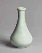 A Chinese celadon bottle vase