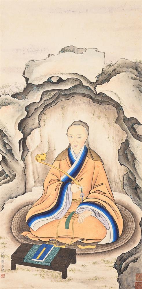 Shen Zhenlin (19th century, attributed to), Seated scholar