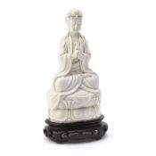 A Chinese Dehua figure of Guanyin