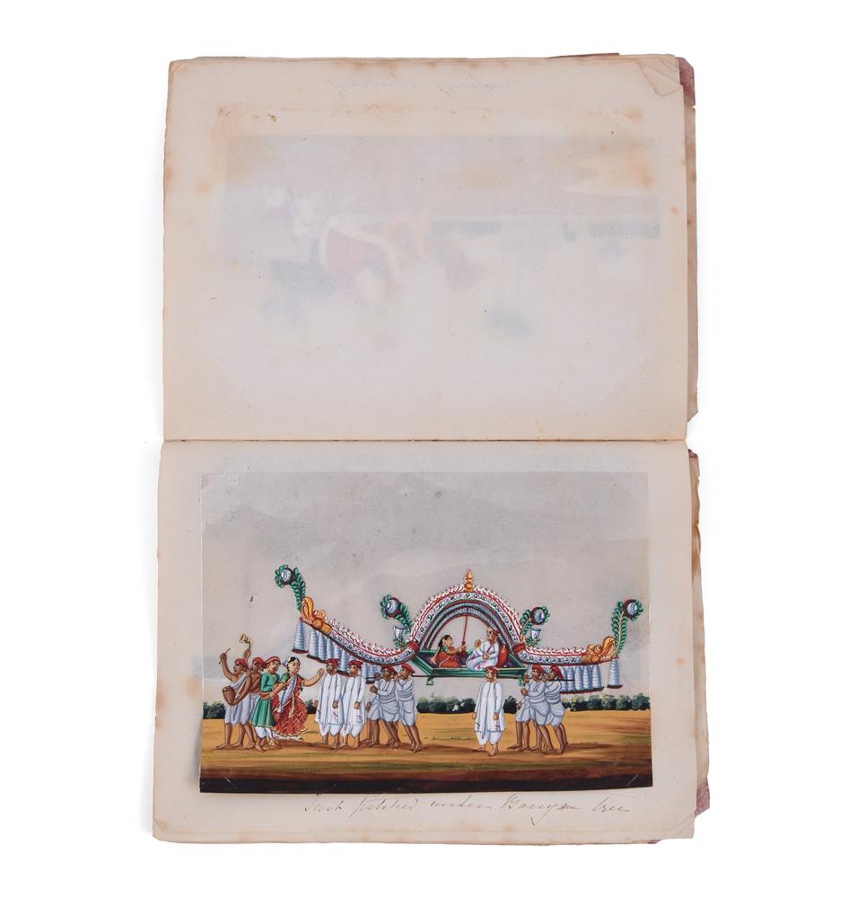 Thirty-two Indian paintings on mica - Image 3 of 11