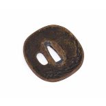 A Higo School Suaka Tsuba in the manner of Nishigaki Kanshiro