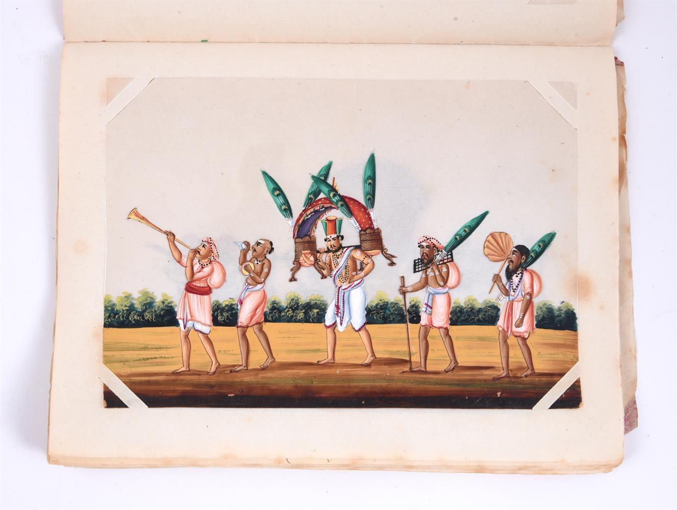 Thirty-two Indian paintings on mica - Image 7 of 11