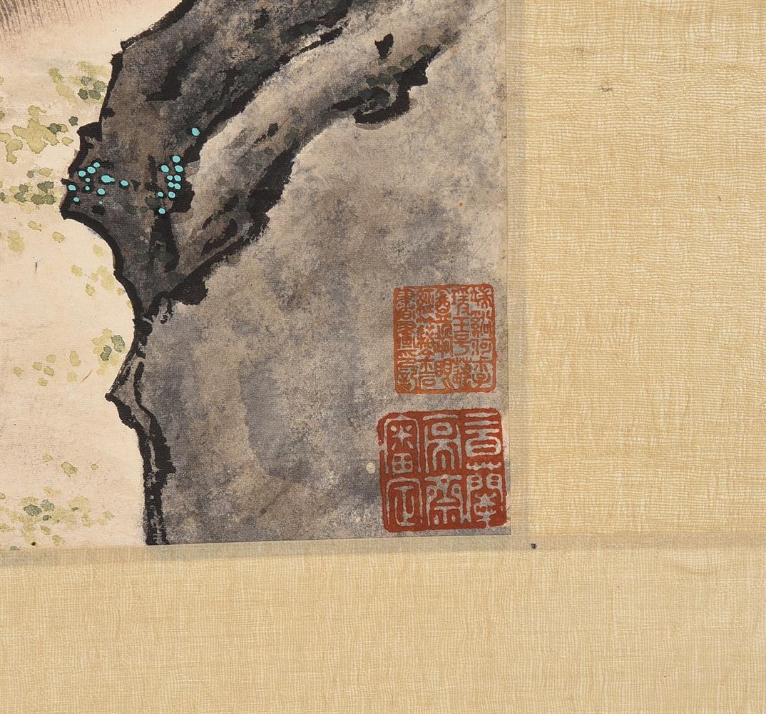 Shen Zhenlin (19th century, attributed to), Seated scholar - Image 3 of 3