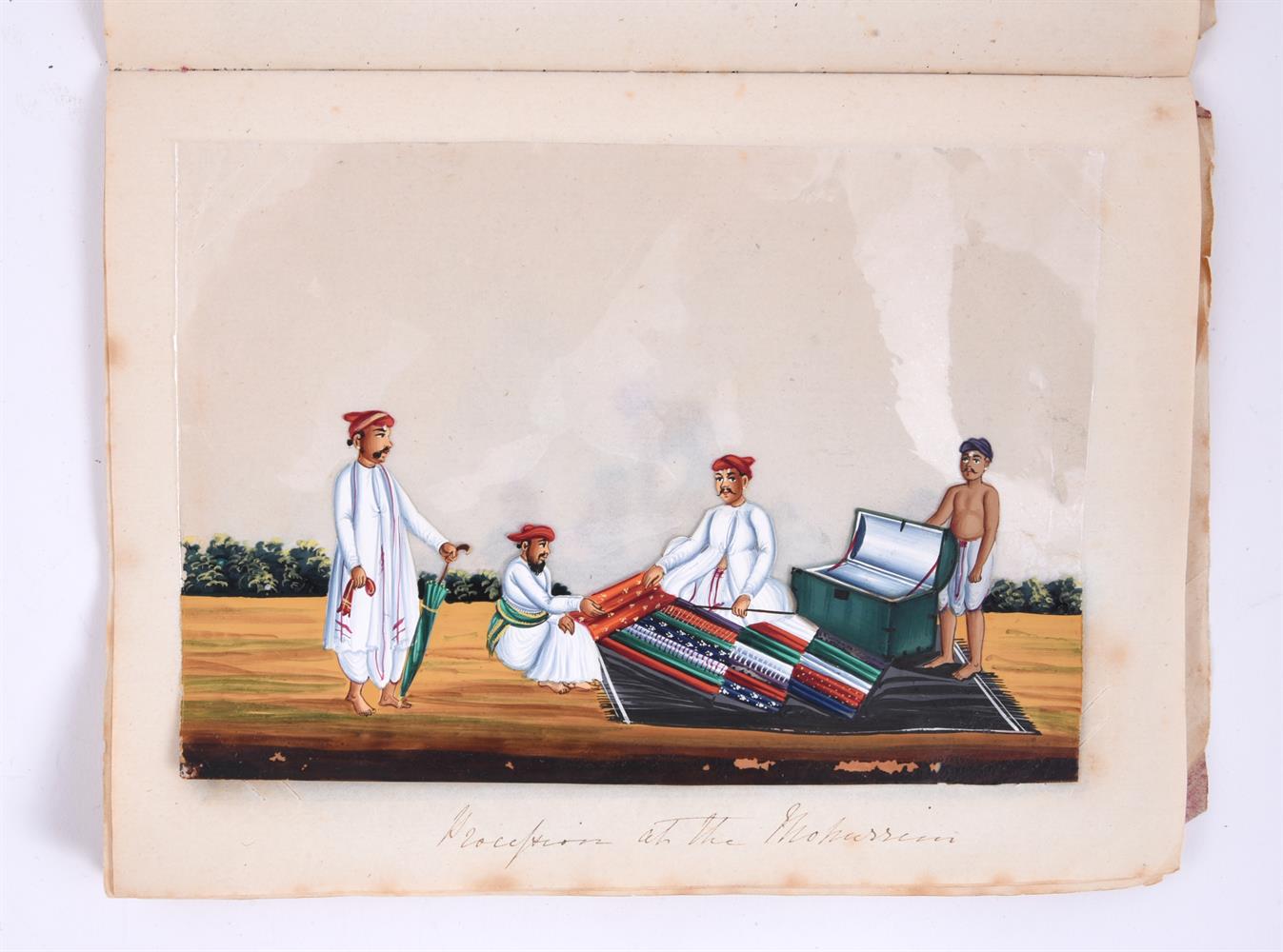 Thirty-two Indian paintings on mica - Image 5 of 11