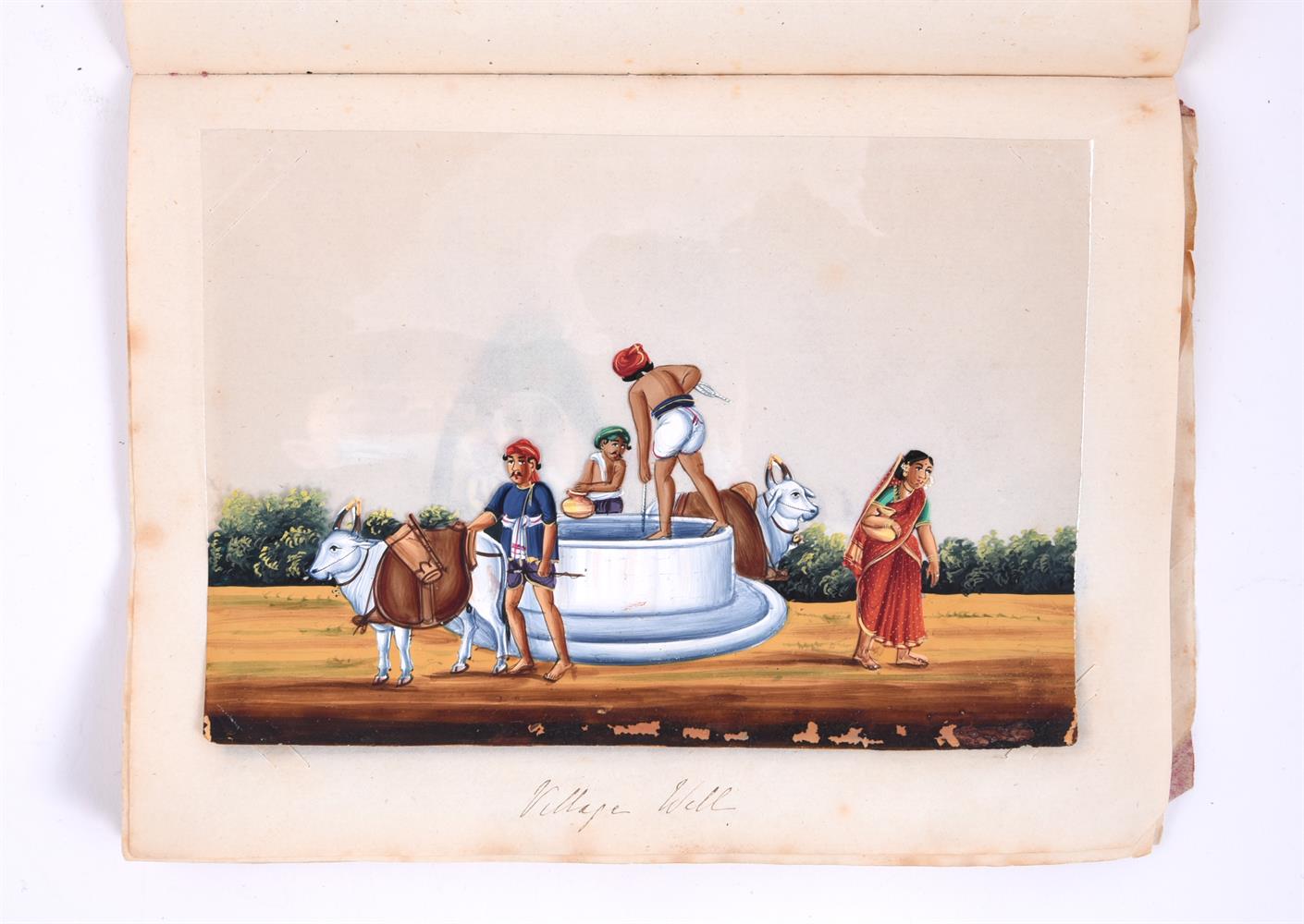 Thirty-two Indian paintings on mica - Image 4 of 11