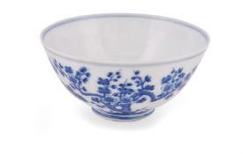 A Chinese blue and white bowl