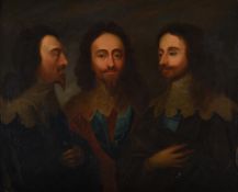 After Anthony Van Dyck, Portrait of Charles I in three positions
