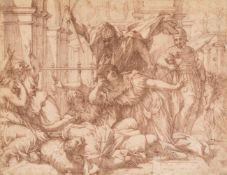 Italian School (early 17th century), The Rape of the Sabine Women
