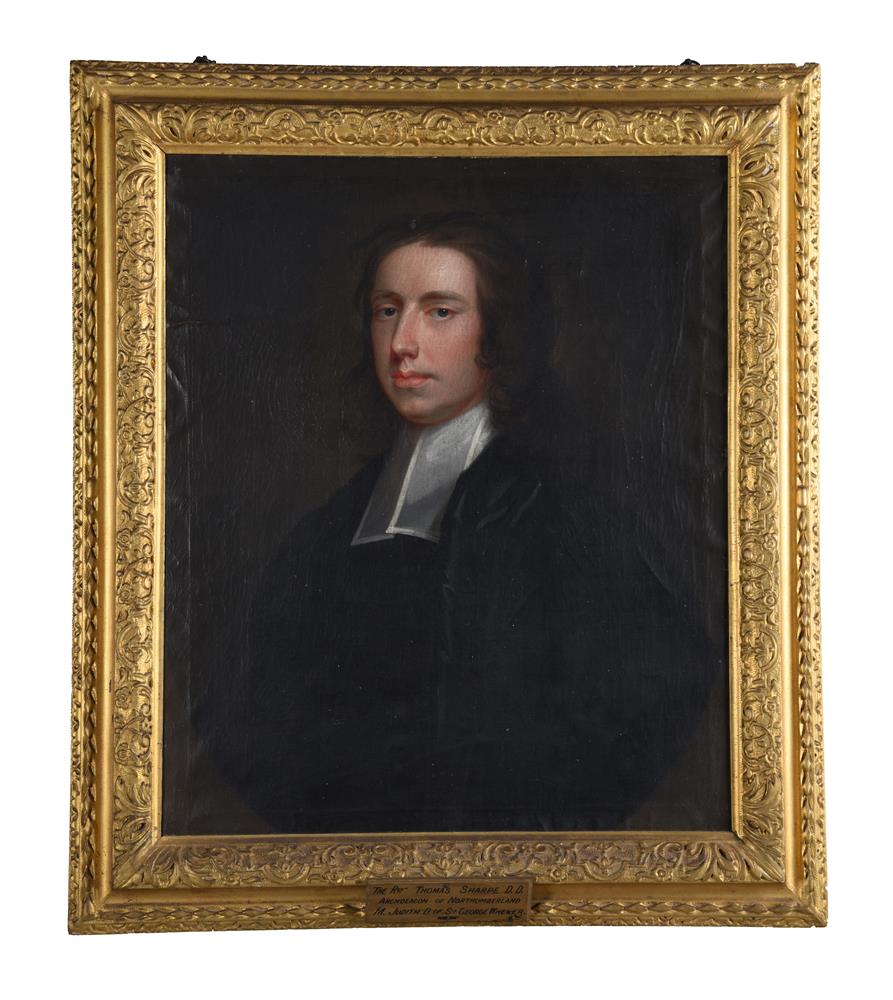 Circle Of Charles Jervas (Irish c. 1675-1739), Portrait of the Rev. Thomas Sharpe D.D - Image 2 of 4