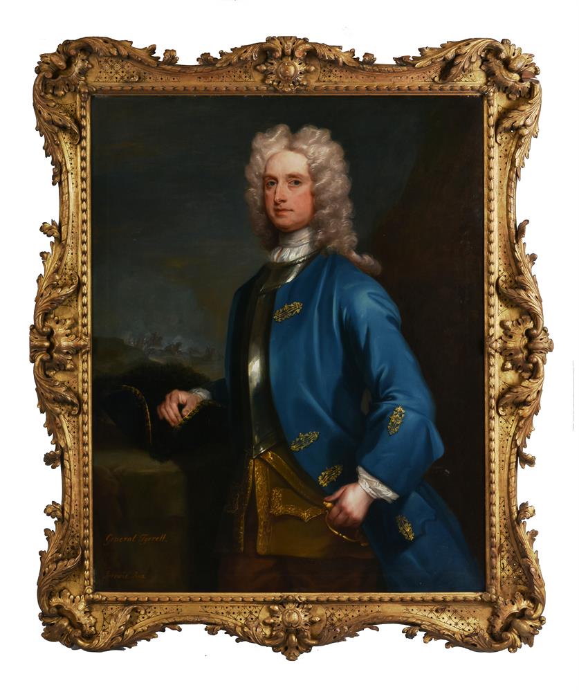 Charles Jervas (British c.1675-1739), Portrait of General Tyrrell - Image 2 of 4