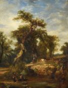 Frederick Henry Henshaw (British 1807-1891), River scene, Worcestershire