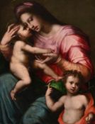 Domenico Puligo (Italian 1492-1527), Madonna and Child with the infant St John the Baptist