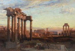 Frederick Lee Bridell (British 1831-1863), The Temple of Saturn