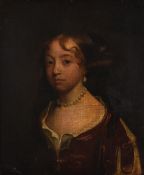 English School (17th century), Portrait of a lady