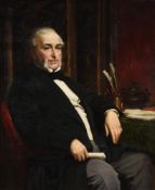 Frederic, Lord Leighton (British 1830-1896), Portrait of William Keppel