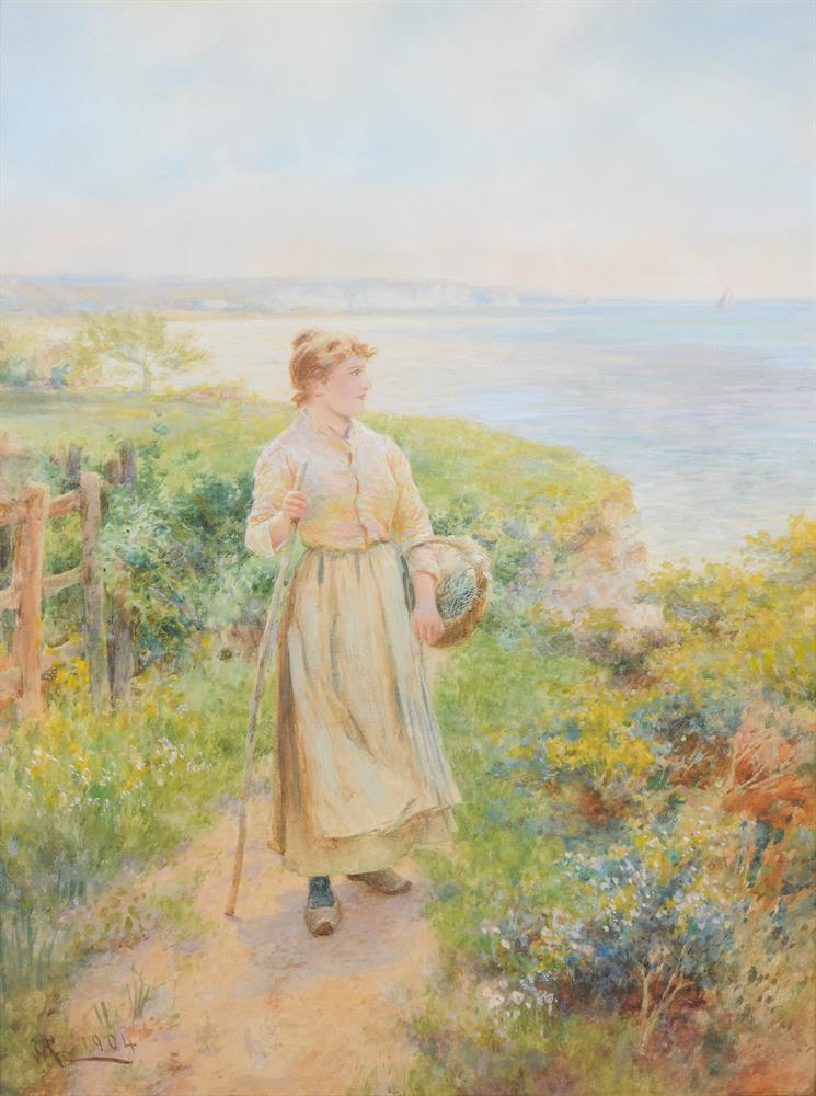 Alfred Glendening Jnr (British 1861-1907), A Sailor's Lass