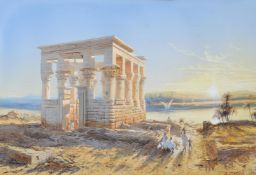 Henry Stanier (British 19th century), The Temple at Philae