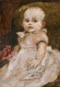 Attributed to Nikolaus Gysis (Greek 1842-1901), Portrait of young child