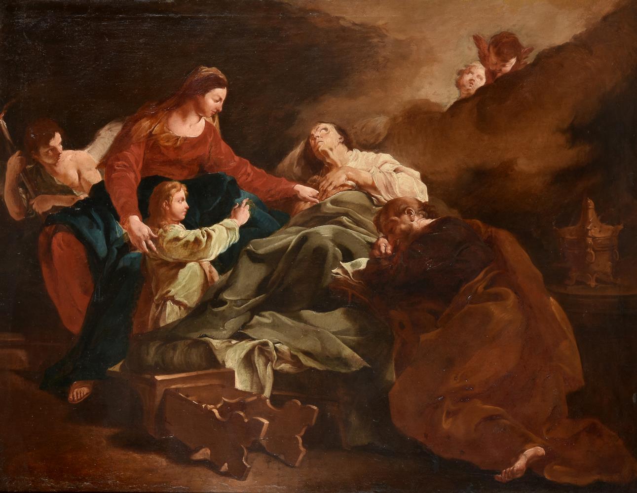 After Giovanni Battista Piazzetta, The Death of Saint Anne