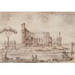 Manner of Francesco Guardi Colosseum and Arch of Titus