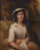 Henry Room (British 1802-1850), The Gleaner