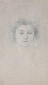 Emilie Mediz-Pelikan (Austrian 1861-1908), Portrait of Theresina Duino