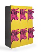 A cow cabinet or wardrobe, after Andy Warhol