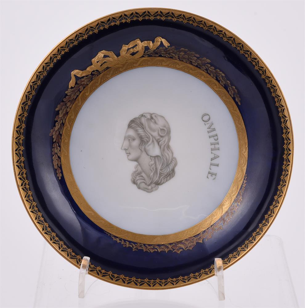 A Meissen (Marcolini) blue-ground and gilt cabinet cup - Image 5 of 6