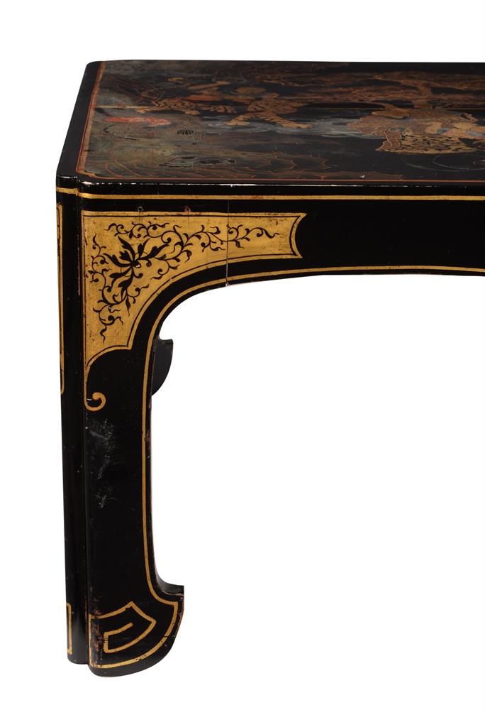 A Chinese lacquer low table - Image 4 of 7