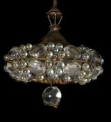 Mark Brazier-Jones, Tzar Chandelier, a metal and glass ceiling light