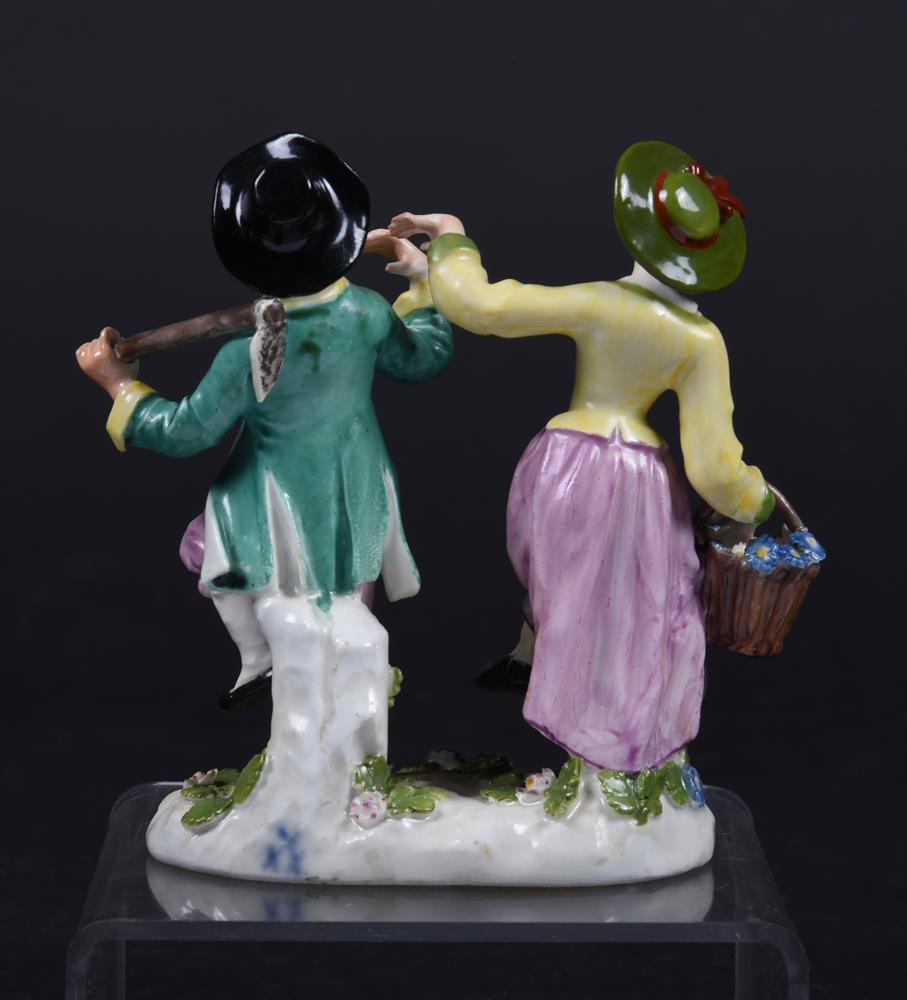 A Meissen group of a pair of dancers - Image 2 of 3